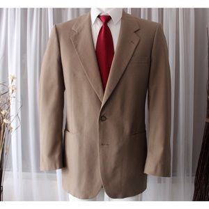 YSL Luxury Tan Blazer Jacket 40R